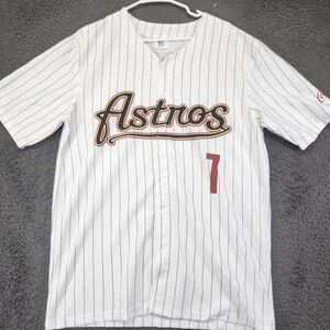 Houston Astros Biggio #7 Jersey XL Hall of Famer Coca Cola Game Giveaway White